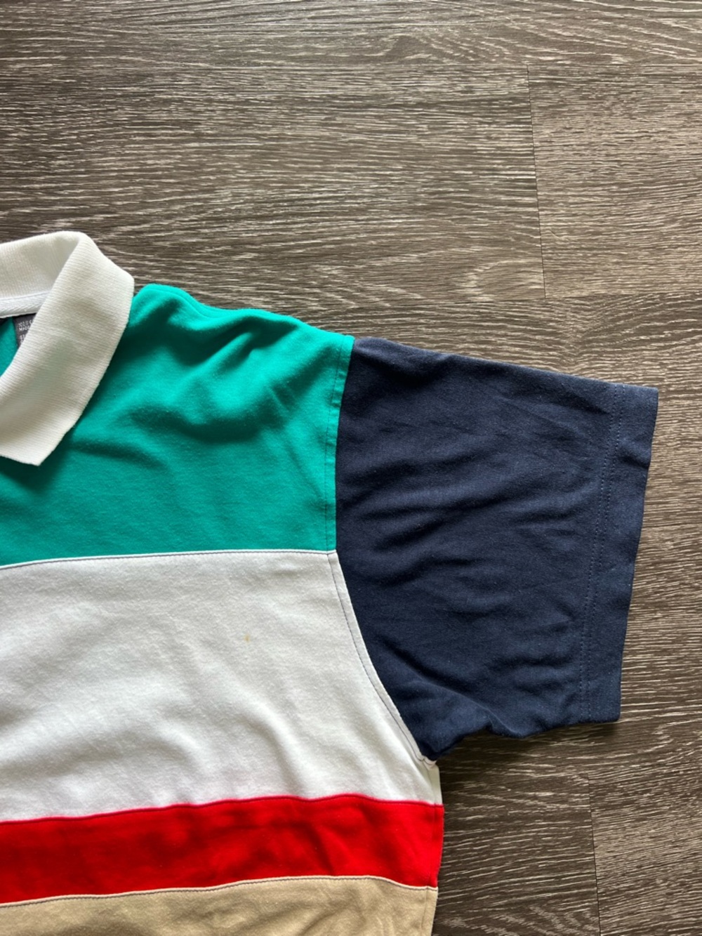 VTG Christian Dior Monsieur 100% Cotton Color-Block Polo - Picture 7 of 11